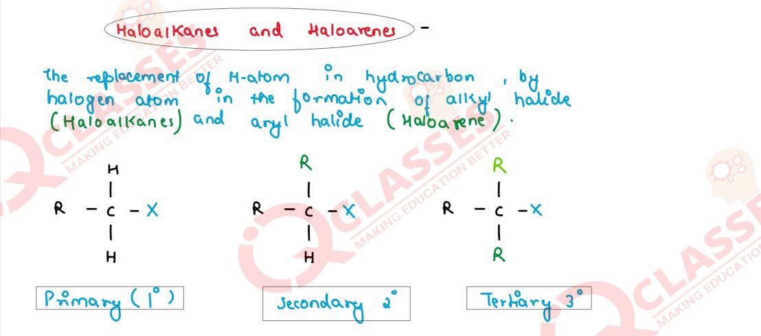 definition of haloalkanes and haloarenes