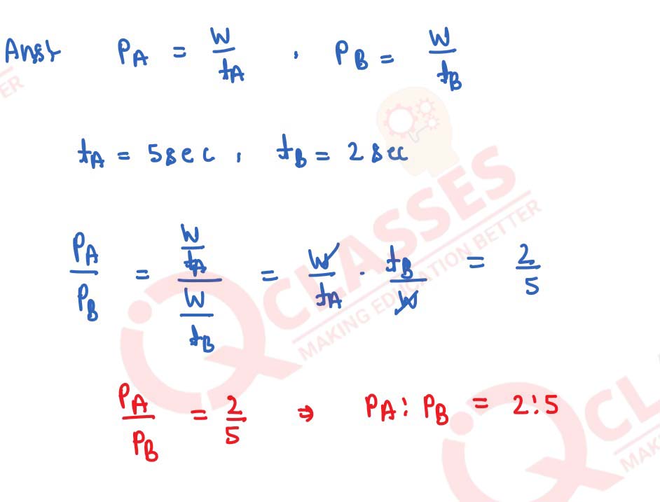 Work Power Energy Chapter Board Questions Class10 Icse